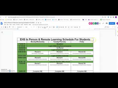 Bell Schedule Canyon High School 11 21