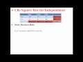 Chi-Square Test Concepts
