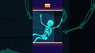 Panch Skeletons Kare Masti Ki Tayyari #skeletondance #shorts #halloweensongs