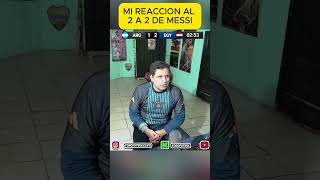 Mi reaccion al empate de MESSI vs Egipto