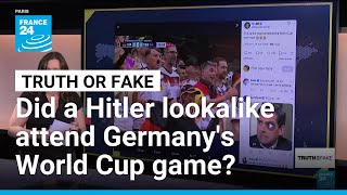 YouTube video thumbnail: Did a Hitler Lookalike Really Attend Germany's World Cup Game?