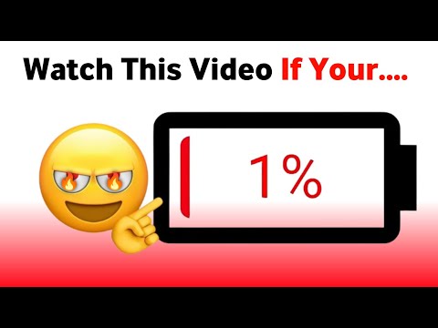 Watch This Video If Your Battery is More Than 1% 🚦