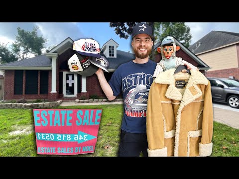 ESTATE SALES FULL of VINTAGE!! Snapbacks, Decor, Clothing, & More!