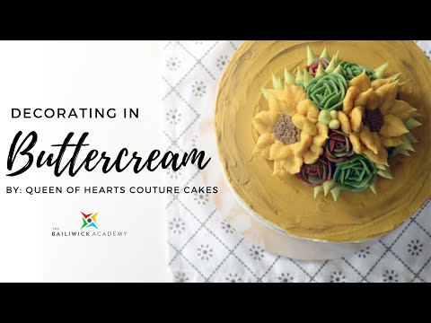 Cake decorating with Buttercream (ONLINE CLASS Preview)