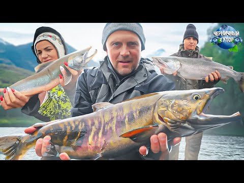 Камчатка. Белорусы попали впервые на камчатскую рыбалку на горную реку