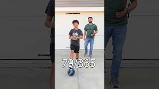 79/80 Dominando el Balon sin los Pies 😅 #shorts