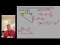 Trigonometric Ratios and Angle Measures