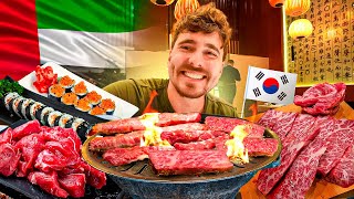 RODIZIO DE CHURRASCO COREANO EM DUBAI