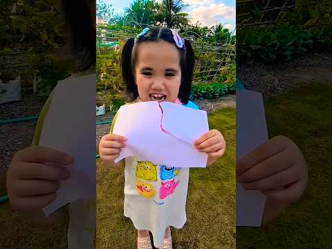 กระดาษกินได้จริงๆหรอ..‼️🤣🤣 #shorts #funny #comedy #cute #ตลก | พี่เหนือน้องนารา