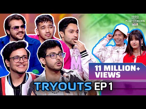 PLAYGROUND 2 TRYOUTS EP 1 ft. @CarryMinati  @triggeredinsaan  | ALL Episodes LIVE on Amazon miniTV