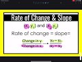 Understanding Rate of Change Concepts