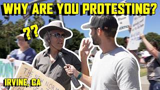 Anti-Trump Protesters Frantically Try To SHUT DOWN My Conversations