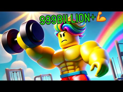 I BECAME THE STRONGEST MAN IN THE WORLD with 999B+ STR (Roblox)