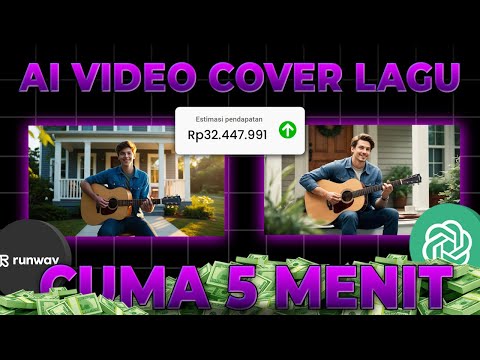 Bikin Video Cover Lagu Pakai Ai Cuan Jutaan dari Musik !Cara Dapat Uang dari Youtube 2024 Terbaru