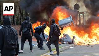 YouTube video thumbnail: Police Use Tear Gas to Disperse Students Protesting in Paris