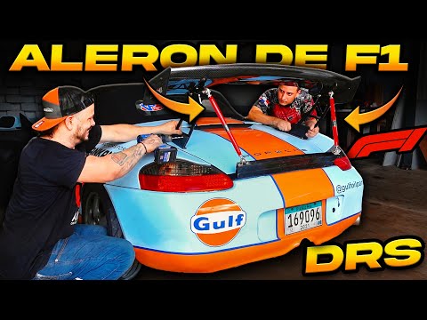 PROYECTO Porsche K20 Turbo: ALERÓN DE FÓRMULA 1 Hecho EN CASA - Aerodinámica Activa con DRS