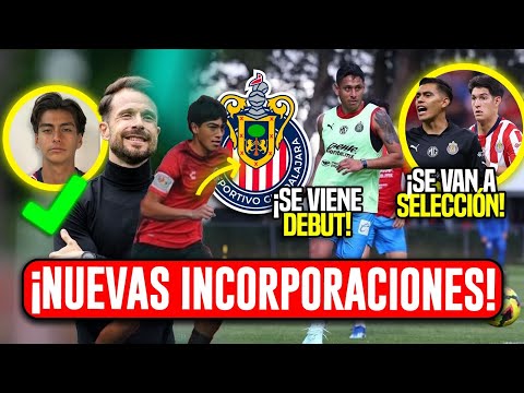 🚨NUEVOS MOVIMIENTOS EN CHIVAS! SE VIENE EL DEBUT DE LUIS ROMO, SELECCIONADOS Y MAS | NOTICIAS CHIVAS