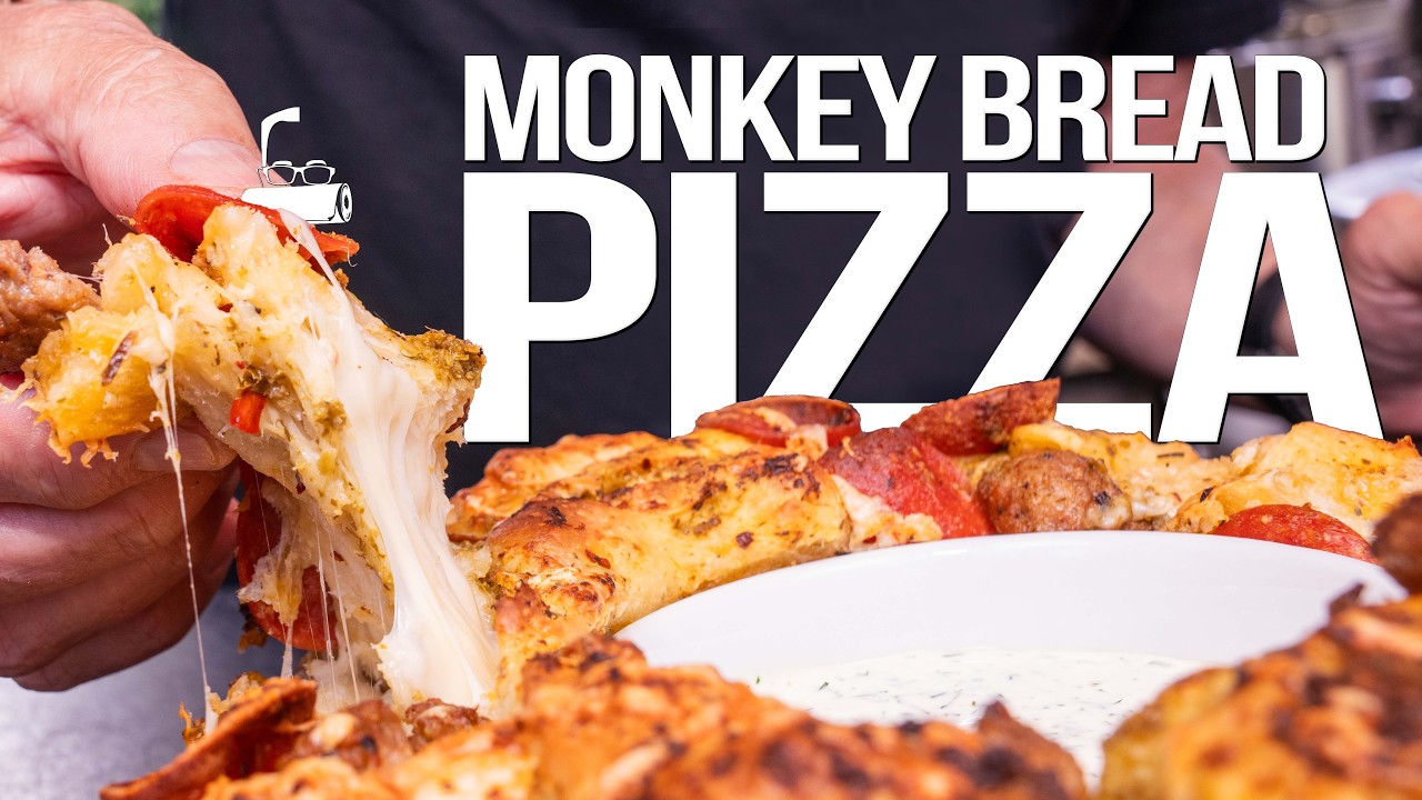 The best monkey bread pizza (with homemade ranch) - sam the cooking guy