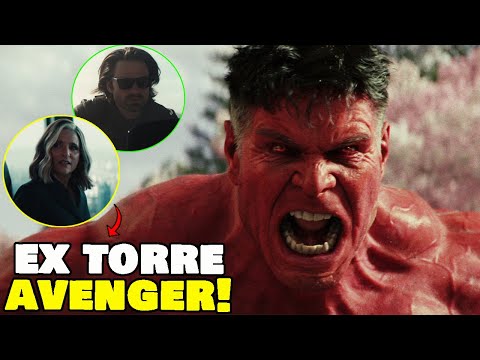 ¡TRAILER FINAL CAPITAN AMERICA Y THUNDERBOLTS! Red Hulk, Ex Torre Avenger, Sentry, Bucky villano!