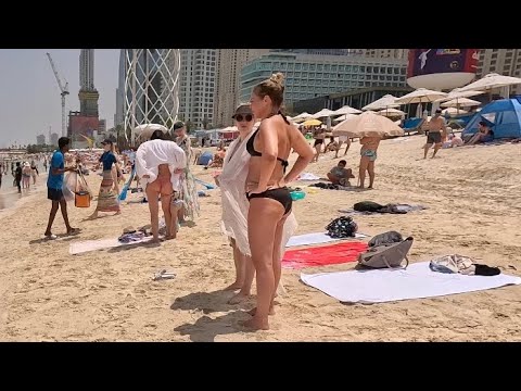 🇦🇪 A Perfect Day at Dubai Marina Beach