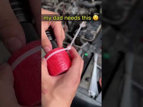 Mechanic's Secret Hack Pool Noodle Flashlight Trick Revealed! #shorts