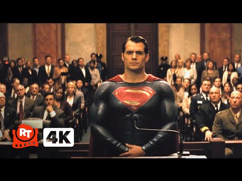 Batman v Superman: Dawn of Justice (2016) 4K - Superman on Trial Scene | Movieclips