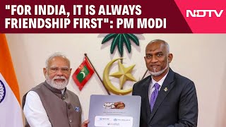 PM In Maldives | "For India, It Is Always Friendship First": PM Modi In Maldives