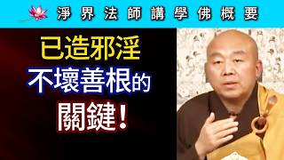 已造邪淫不壞善根的關鍵 ~ 淨界法師《佛法修學概要》講座24