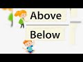 Understanding Above and Below Concepts