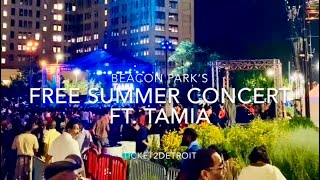 Beacon Park’s FREE Concert featuring TAMIA and light show by Mindfield 2019