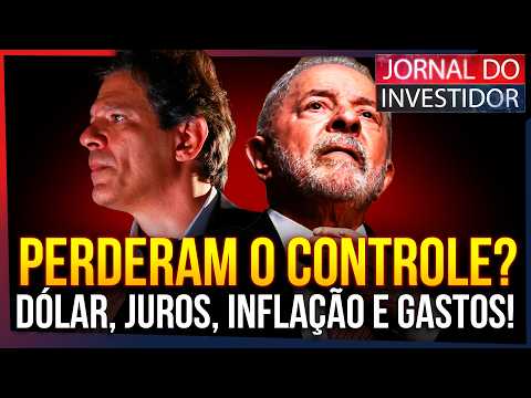 DESCONTROLE! DÓLAR, SELIC e INFLAÇÂO SUBINDO SEM PARAR! O GOVERNO NÃO CORTA GASTOS!