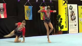 Staatsmeisterschaft Sportakrobatik 2023 - Johanna + Jolina - Kombi