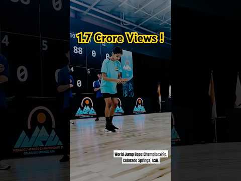 Team India 🇮🇳 World Jump Rope Championship - Swarali Kumbhar : Speed Sprint #sports