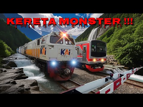 KERETA MONSTER Ini Ngebut Membawa Tabung Iso Tank Sangat Banyak !! Awass Jatuh !!