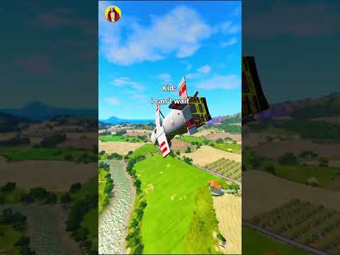 Bus Driver Tries To Fly …  😭👨‍✈️ #shorts