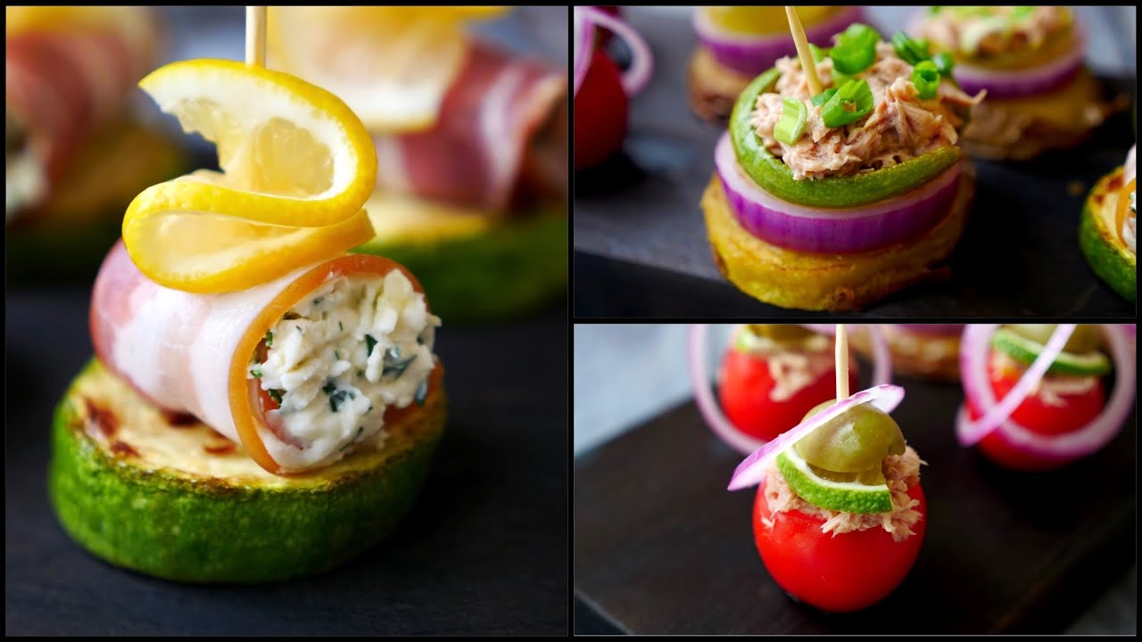 Три простые и вкусные закуски на новый год