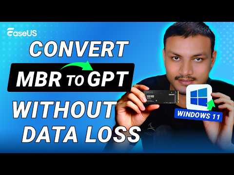 [2 Ways] Convert MBR to GPT Without Data Loss for Windows 11 Upgrade