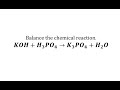 Matrix Operations and Chemical Balancing
