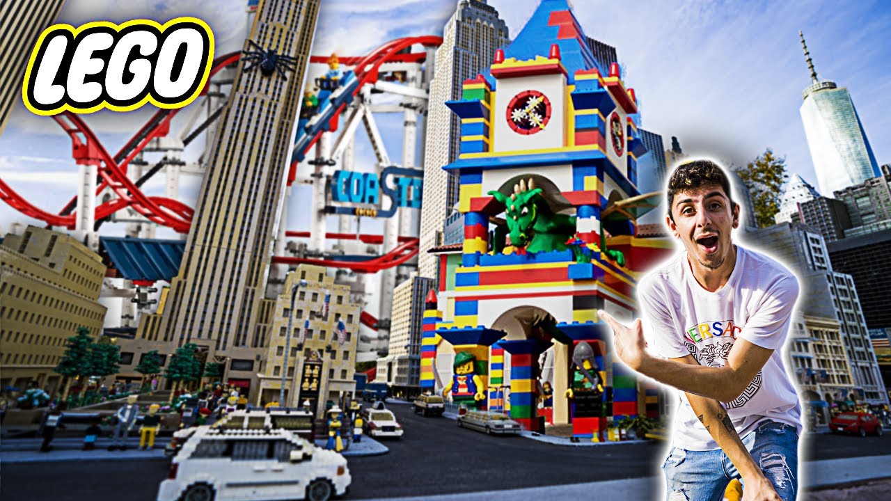 We went to an AMUSEMENT PARK made out of 50 MILLION LEGOS.