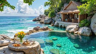 Cozy Summer Jazz With Nature Ambience For Calm & Relax | Elegant Summer Morning Jazz