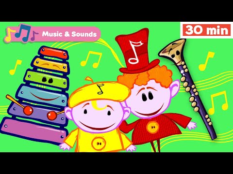 Learn Musical Instruments w The Notekins | Fun Music | Xylophone | Flute & More | First University