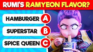KPOP DEMON HUNTERS Trivia Quiz ❤️ Are You A KPOP DEMON HUNTERS Expert?