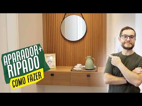 DIY - Cantinho do café com painel ripado incrível