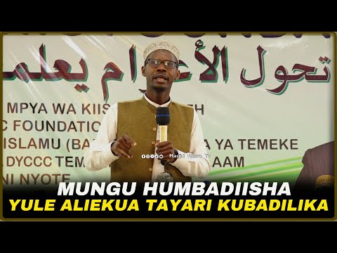 MUNGU HAWABADILISHII WATU HALI WALIZOKUA NAZO MPAKA WAANZE KUBADILIKA WENYEWE || SHEIKH OTHMAN SINGA