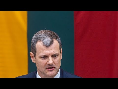 YouTube video thumbnail: Lithuania's Government Formally Resigns After PM Gintautas Paluckas Stepped Down