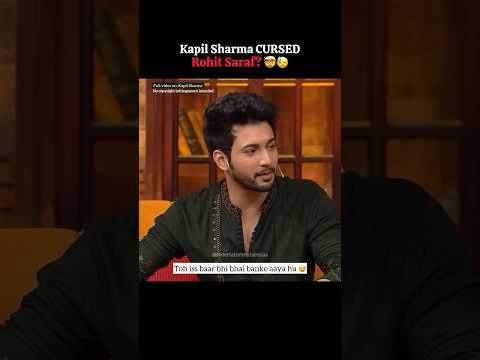 Kapil Sharma CURSED Rohit Saraf!🤯😟 #kapilsharma #rohitsaraf #saifalikhan #mostlysane #prajaktakoli