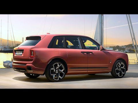 New 2025 Rolls-Royce Black Badge Cullinan Series II "Disruptor" in this impressive Morganite color.