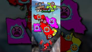 How corrupt is your country? #edit #europe #mappers #mapping #memes #european #map #shorts #fyp