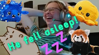 Fall asleep on me?! PREPARE FOR PLUSHIES!!
