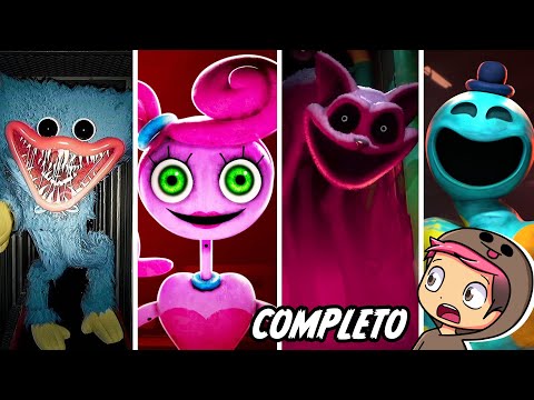 POPPY PLAYTIME CHAPTER 1,2,3 y 4 (COMPLETOS) | PELICULA COMPLETA